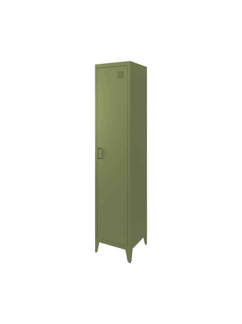 Armoire casier industriel métal 4 espaces de rangement Soho Kaki - Kiabi