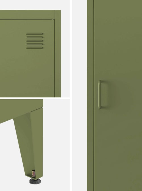 Armoire casier industriel métal 4 espaces de rangement Soho - Kiabi