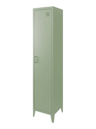 Armoire chambre industrielle 4 espaces de rangement Soho
