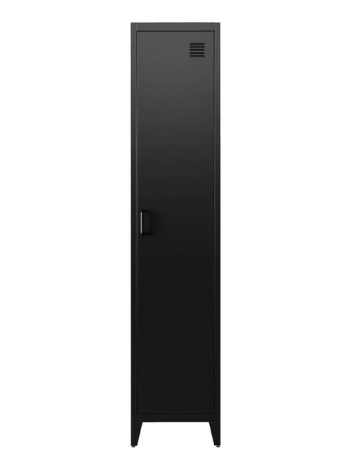 Armoire chambre industrielle métal 4 espaces de rangement Soho - Kiabi