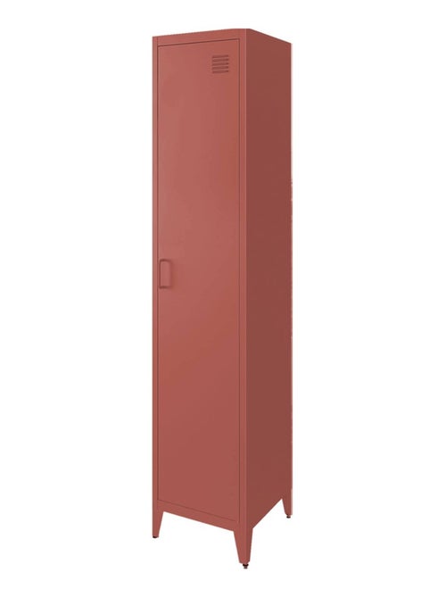 Armoire chambre industrielle métal 4 espaces de rangement Soho - Kiabi