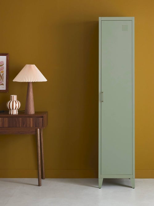 Armoire chambre industrielle métal 4 espaces de rangement Soho - Kiabi