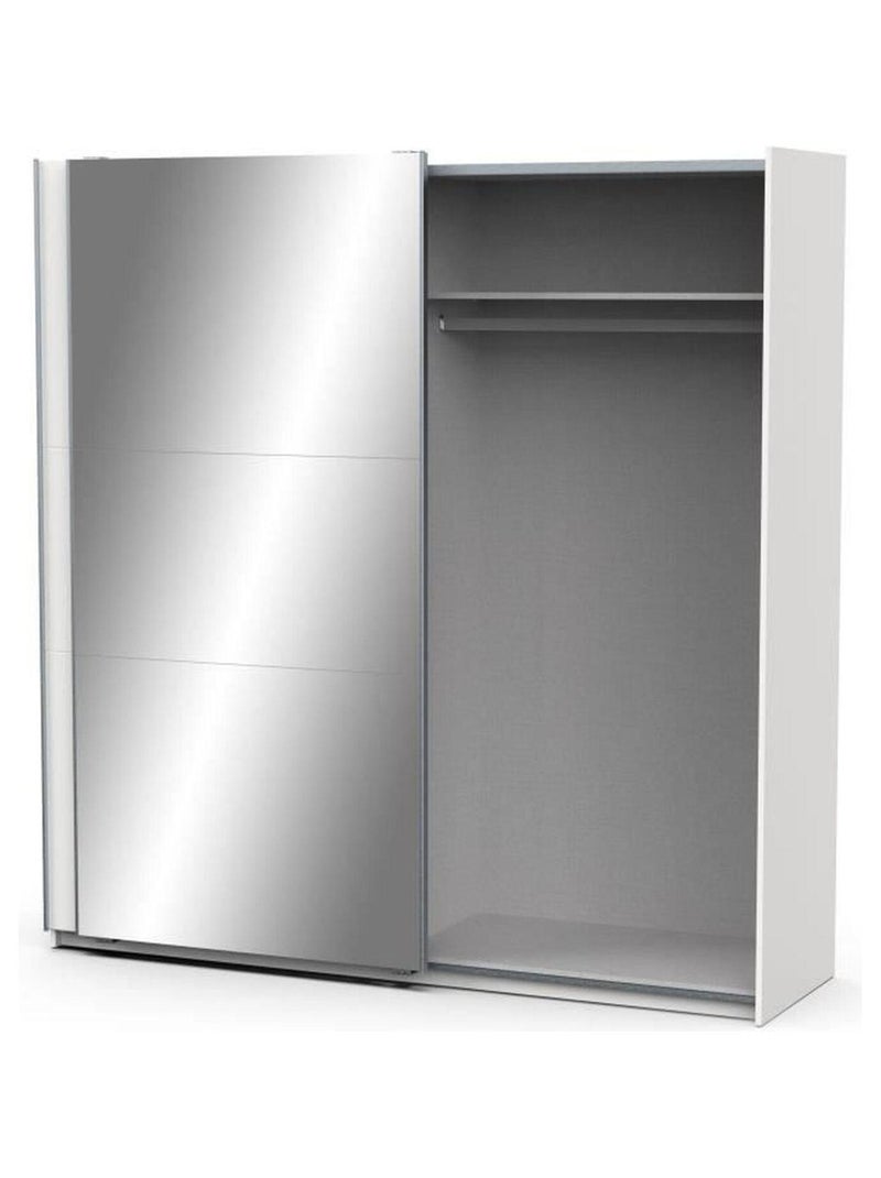 Armoire de chambre - 2 portes coulissantes - Blanc - Demeyere Blanc - Kiabi