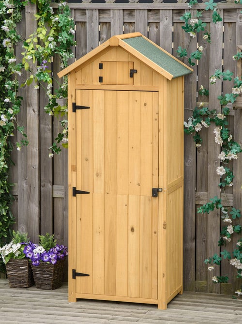 Armoire de jardin 3 étagères 2 portes - Kiabi