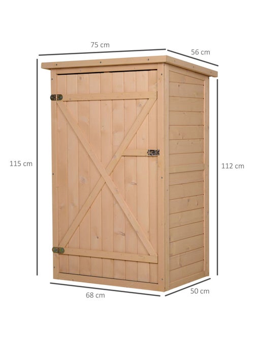 Armoire de jardin porte verrouillable - Kiabi