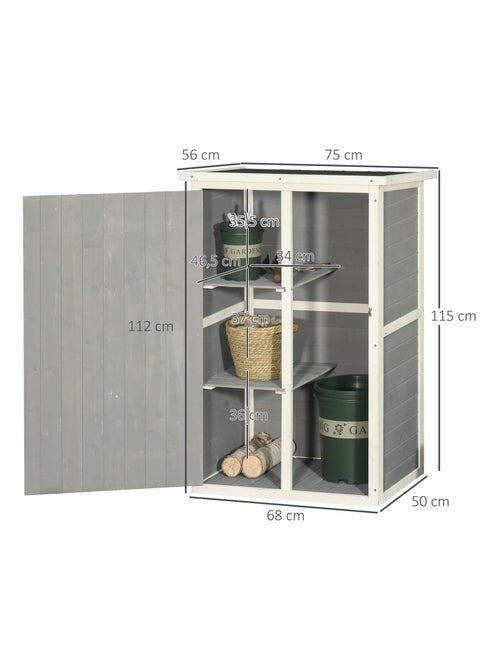 Armoire de jardin porte verrouillable - Kiabi
