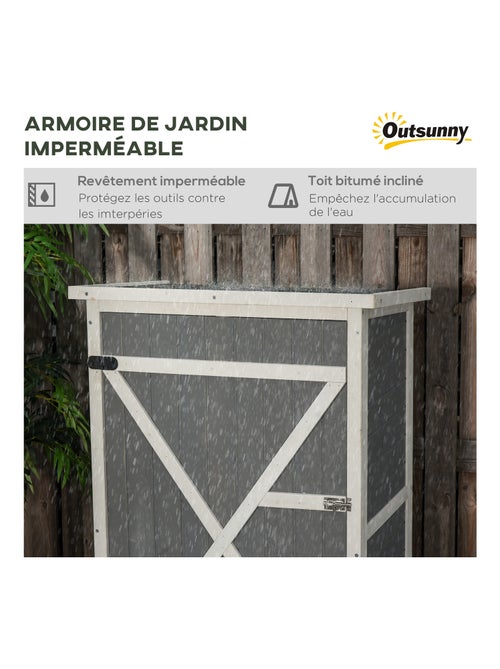 Armoire de jardin porte verrouillable - Kiabi