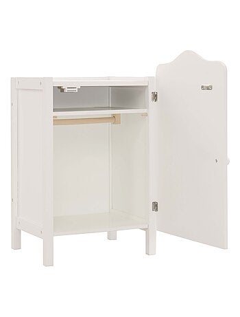 Armoire de poupée en bois avec penderie 'Stella' ROBA