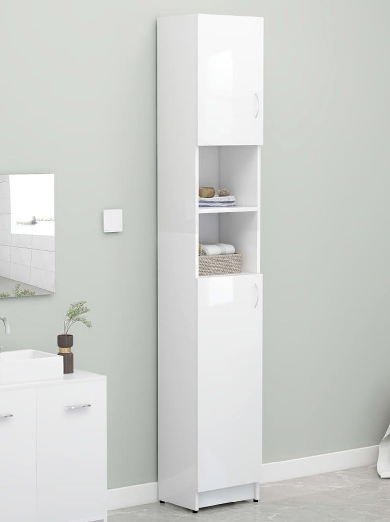 Armoire de salle de bain Blanc - Kiabi