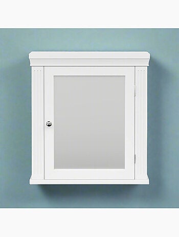 Armoire de salle de bain en effet bois, 51cm