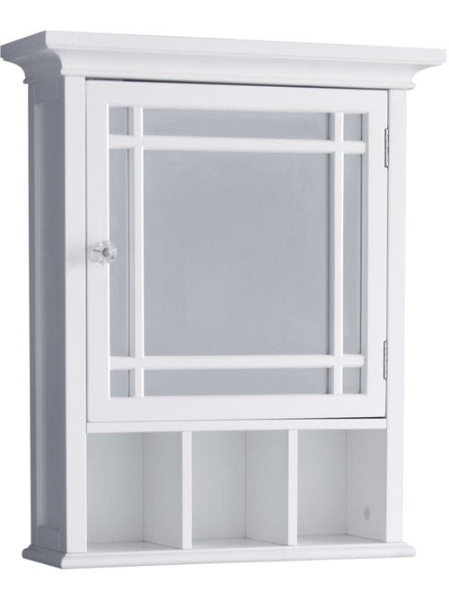 Armoire de salle de bain en effet bois avec étagères ouvertes, 62cm - Kiabi Armoire de salle de bain en effet bois avec étagères ouvertes, 62cm - Kiabi