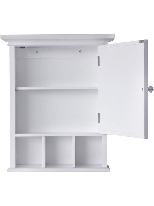 Armoire de salle de bain en effet bois avec étagères ouvertes, 62cm - Kiabi Armoire de salle de bain en effet bois avec étagères ouvertes, 62cm - Kiabi