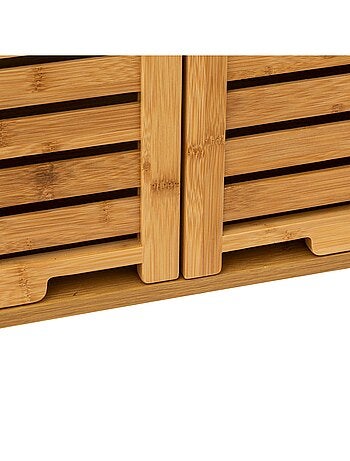 Armoire de toilette bambou Sicela - 52 x H. 59 cm - Marron