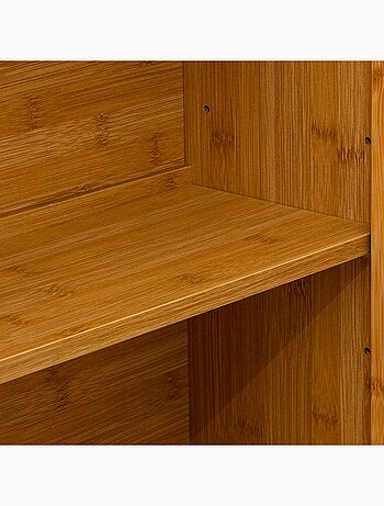 Armoire de toilette bambou Sicela - 52 x H. 59 cm - Marron