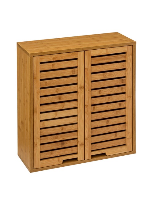 Armoire de toilette bambou Sicela - 52 x H. 59 cm - Marron - Kiabi