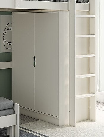 Armoire deux portes imitation bois ARTHUR