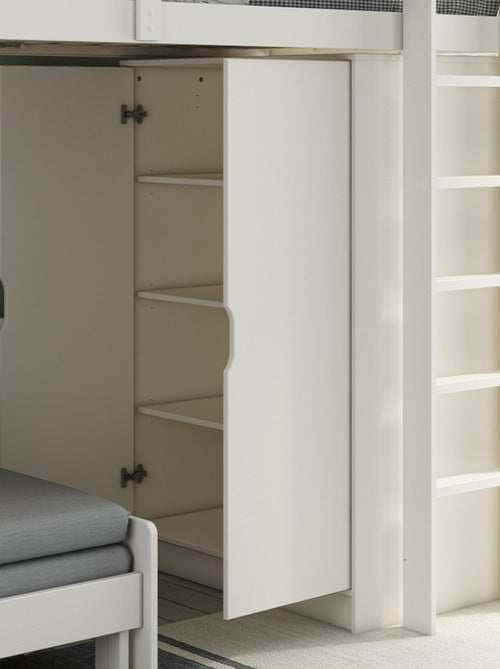 Armoire deux portes imitation bois ARTHUR - Kiabi