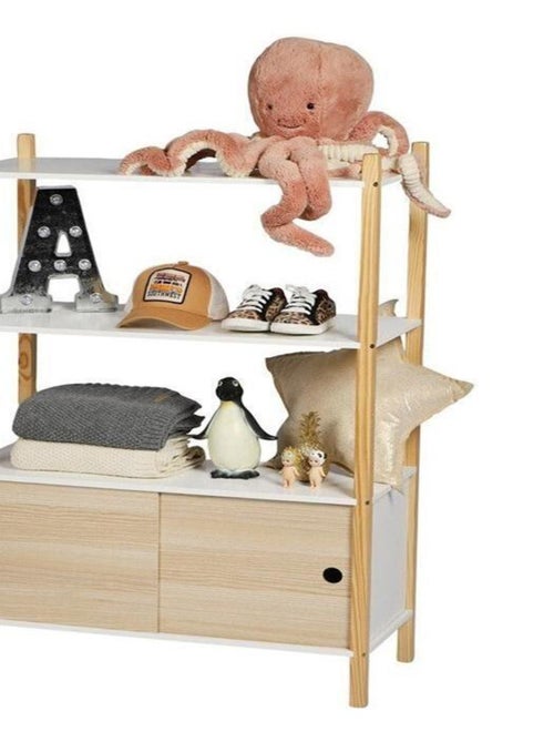 Armoire enfant 2 portes 2 étagères Dream - Kiabi
