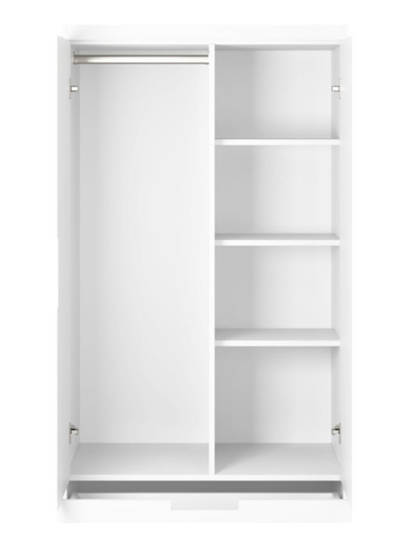 Armoire Enfant 2 portes Classic Blanc - Kiabi
