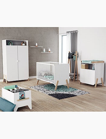 Armoire enfant 2 portes en bois pirate