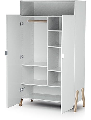 Armoire enfant 2 portes en bois pirate