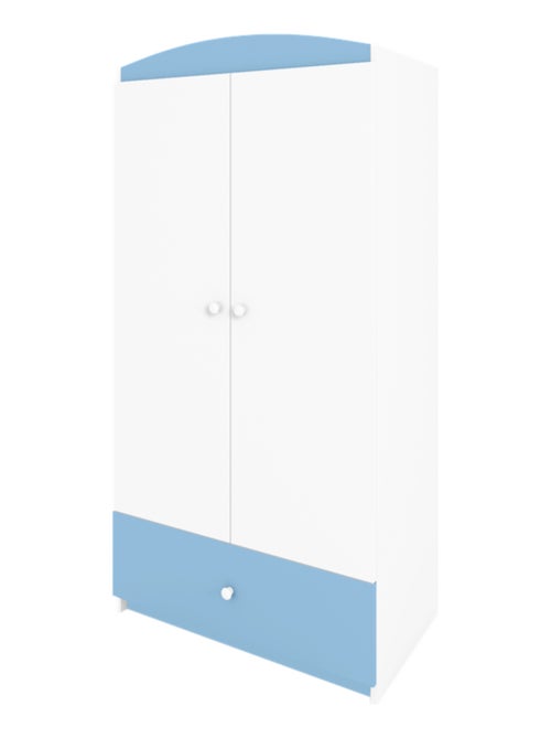 Armoire enfant 2 portes et 1 tiroir - Kiabi