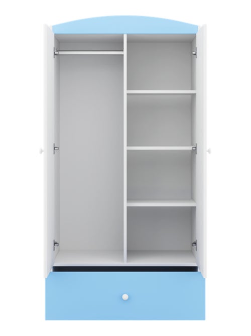 Armoire enfant 2 portes et 1 tiroir - Kiabi