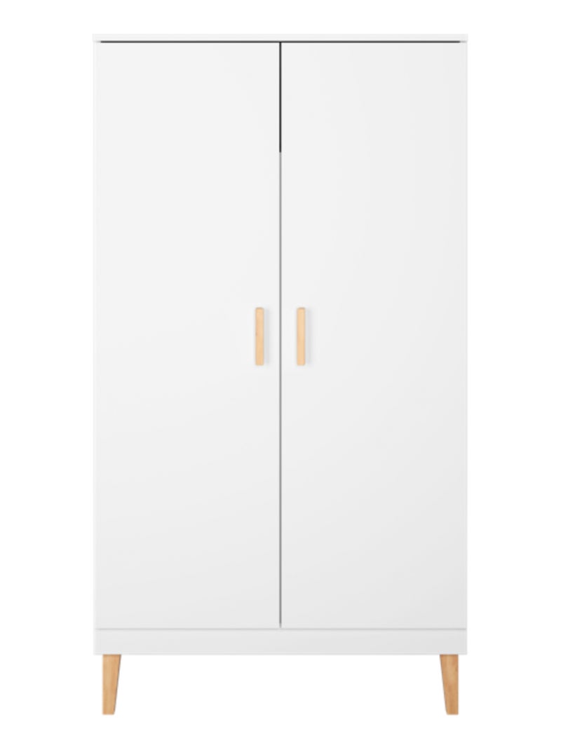 Armoire Enfant 2 portes Kubi Blanc - Kiabi