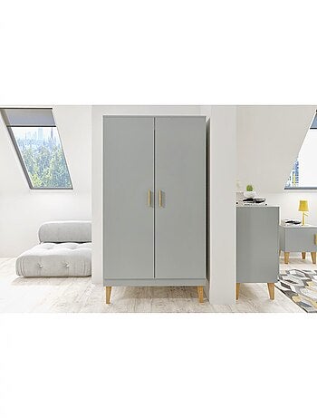 Armoire Enfant 2 portes Kubi