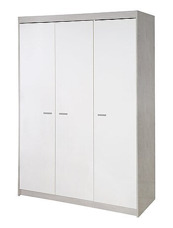 Armoire enfant 3 portes à fermeture douce 'Julia' ROBA