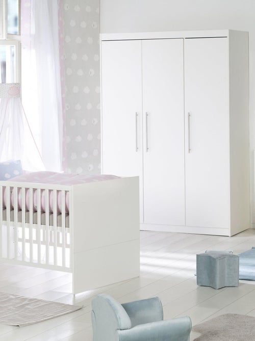 Armoire enfant 3 portes à fermeture douce 'Maren' ROBA - Kiabi