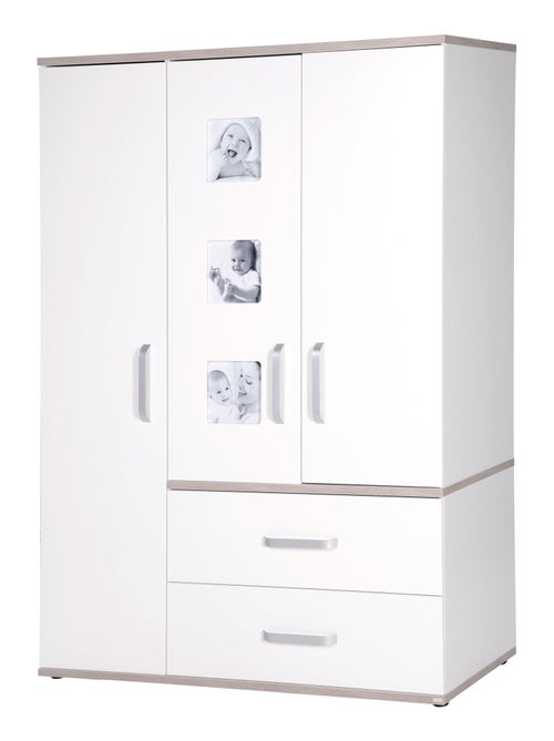 Armoire enfant 3 portes et 2 tiroirs 'Moritz' ROBA - Kiabi Armoire enfant 3 portes et 2 tiroirs 'Moritz' ROBA - Kiabi