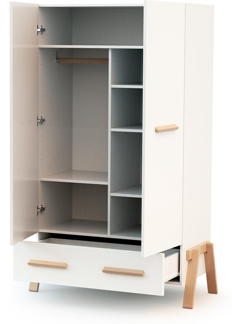 Armoire enfant en bois canaille - Kiabi Armoire enfant en bois canaille - Kiabi