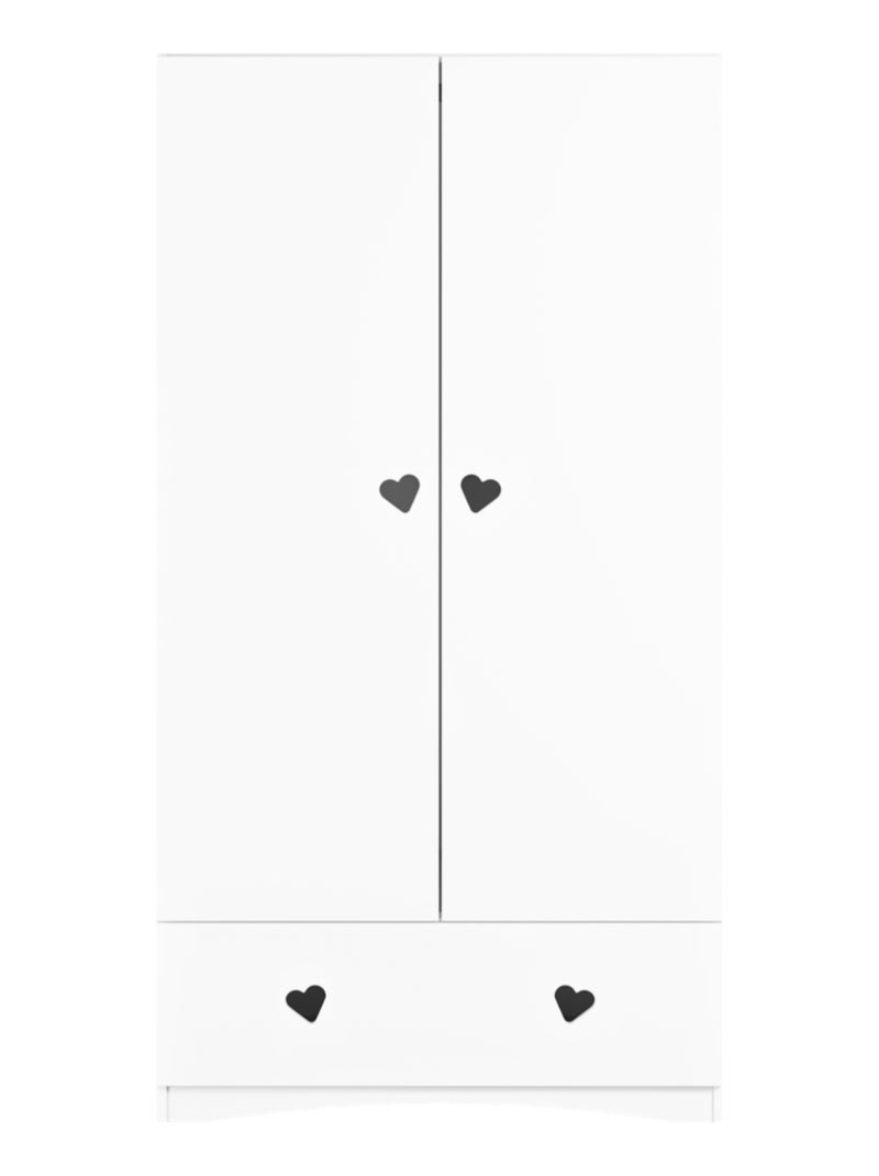 Armoire Enfant Julia Blanc - Kiabi