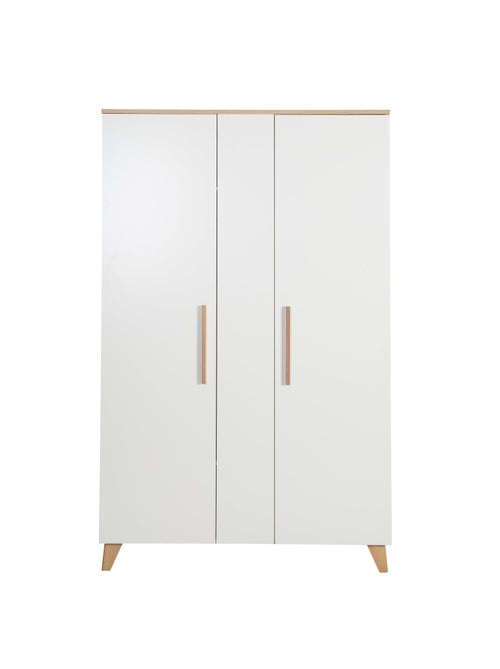 Armoire enfant minimaliste 2,5 portes avec rangements et penderie Leon Roba - Kiabi Armoire enfant minimaliste 2,5 portes avec rangements et penderie Leon Roba - Kiabi