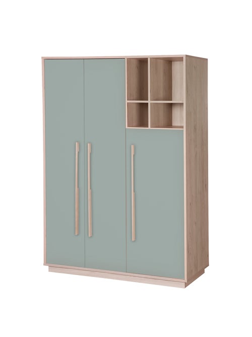 Armoire enfant minimaliste 3 portes avec rangements ouverts Selva Roba - Kiabi Armoire enfant minimaliste 3 portes avec rangements ouverts Selva Roba - Kiabi