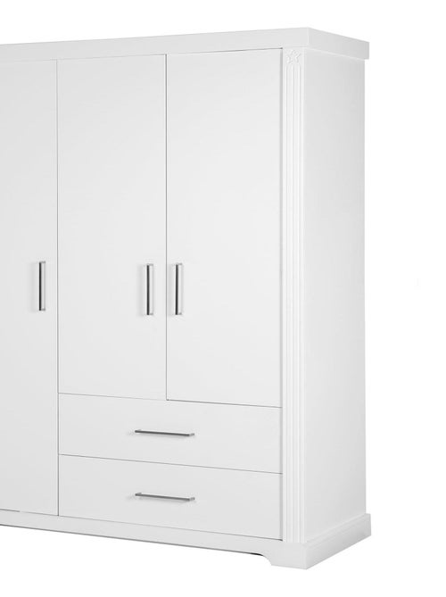 Armoire enfant rustique 3 portes 2 tiroirs 'Maxi' ROBA - Kiabi Armoire enfant rustique 3 portes 2 tiroirs 'Maxi' ROBA - Kiabi