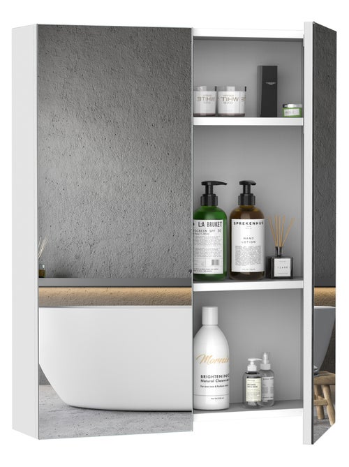 Armoire miroir murale salle de bain - Kiabi Armoire miroir murale salle de bain - Kiabi