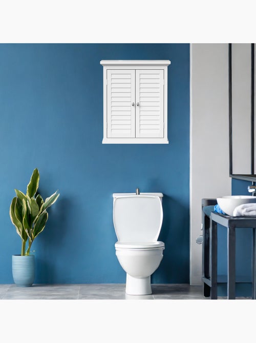 Armoire murale de salle de bain effet bois, 61cm - Kiabi