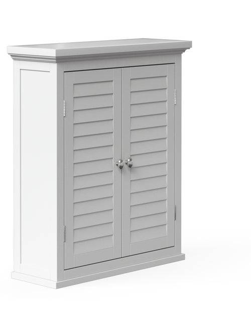 Armoire murale de salle de bain effet bois, 61cm - Kiabi