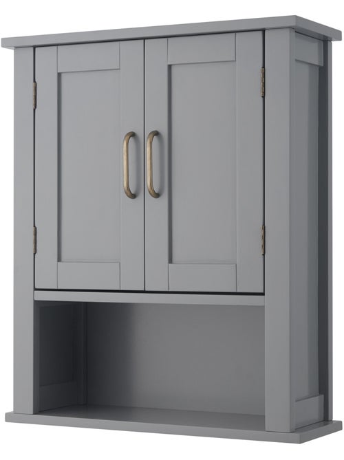 Armoire murale de salle de bain effet bois, 62cm - Kiabi