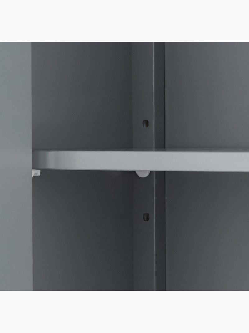 Armoire murale de salle de bain effet bois, 62cm Gris - Kiabi