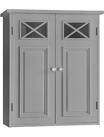 Armoire murale de salle de bain en 2 portes, 61cm