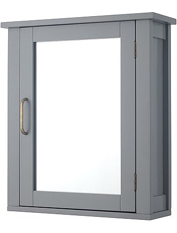 Armoire murale de salle de bain en effet bois, 53cm