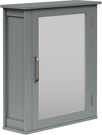 Armoire murale de salle de bain en effet bois, 53cm