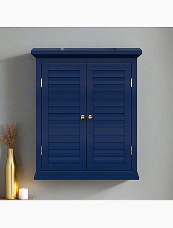 Armoire murale de salle de bain en effet bois, 61cm