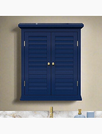 Armoire murale de salle de bain en effet bois, 61cm