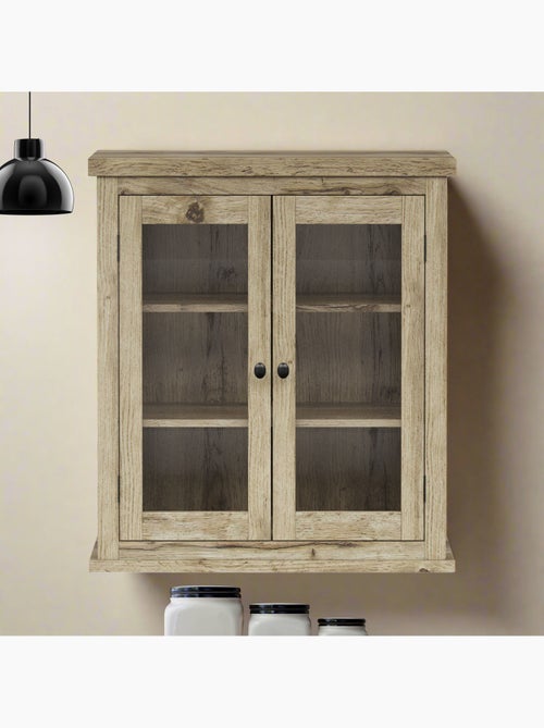 Armoire murale de salle de bain en effet bois, 64cm - Kiabi