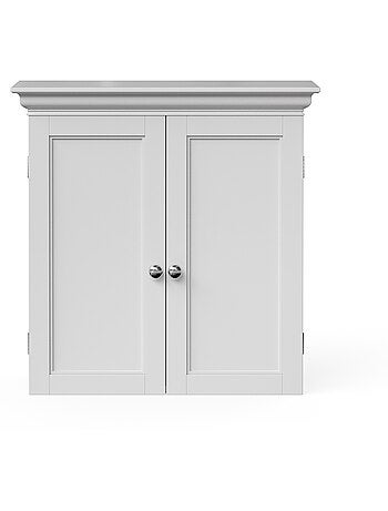 Armoire murale salle de bain, étagères réglables, 61cm