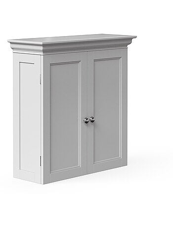 Armoire murale salle de bain, étagères réglables, 61cm